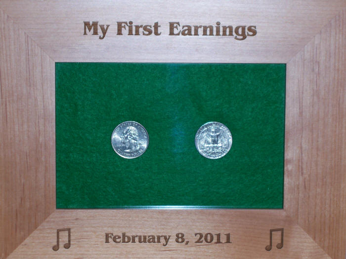 First earnings in a frame